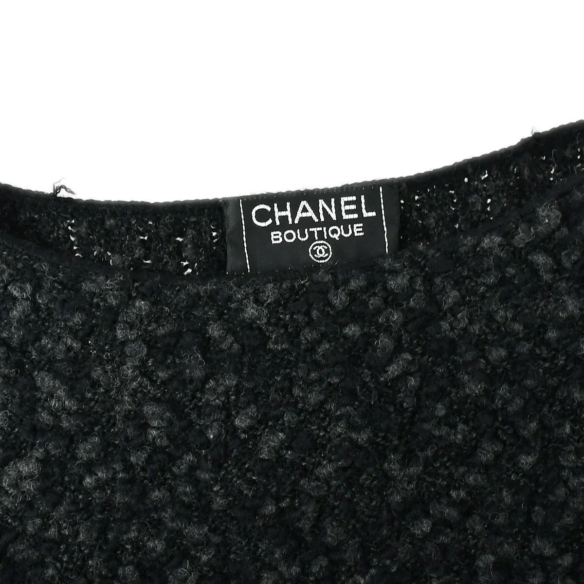 Chanel Dress Black 94A #40 - Image 3