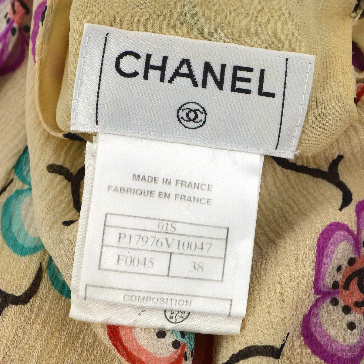 Chanel 2001 High-Summer CC Floral Pattern T-shirt #38 - Image 4