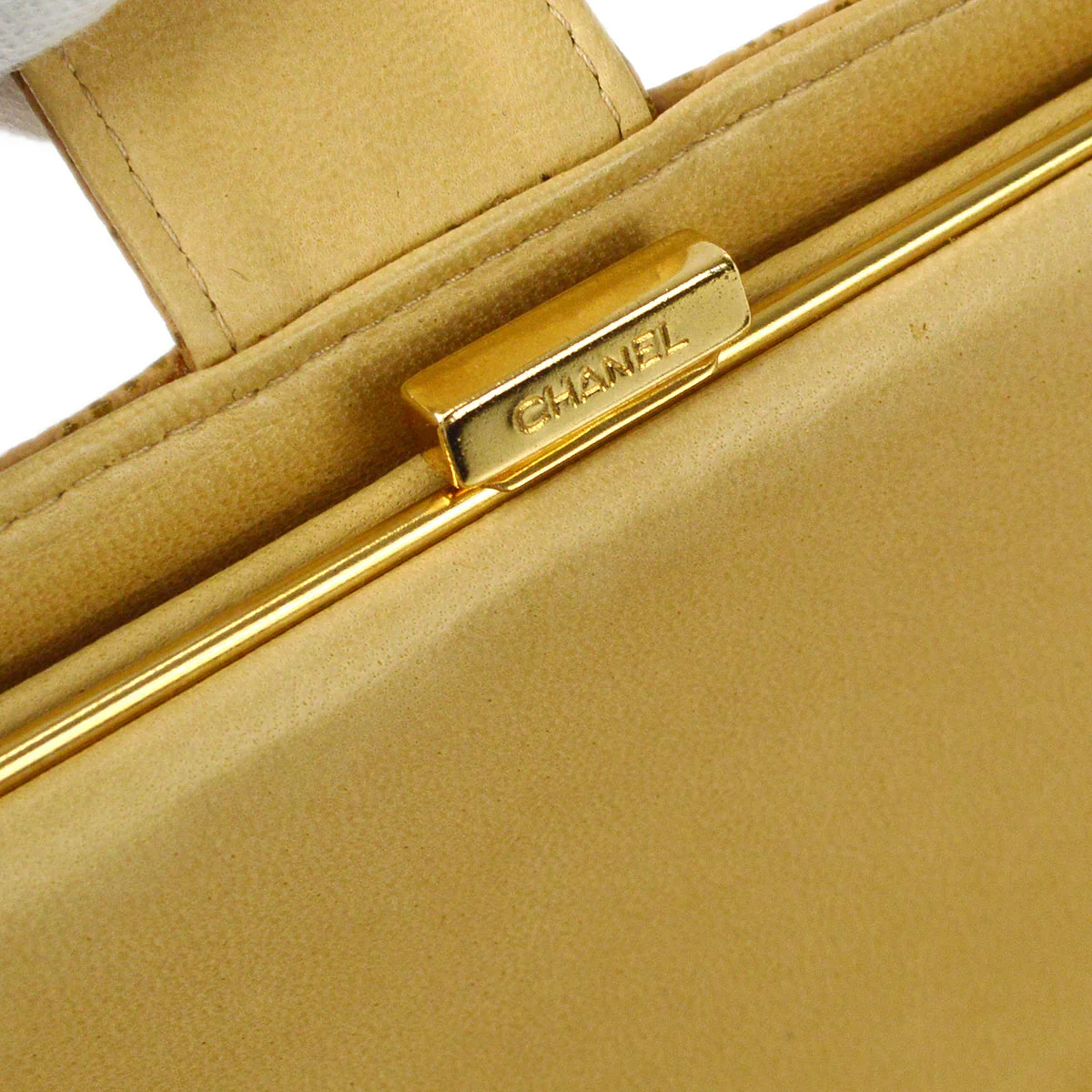 Chanel 2000-2001 Timeless Long Wallet Beige Caviar - Image 3