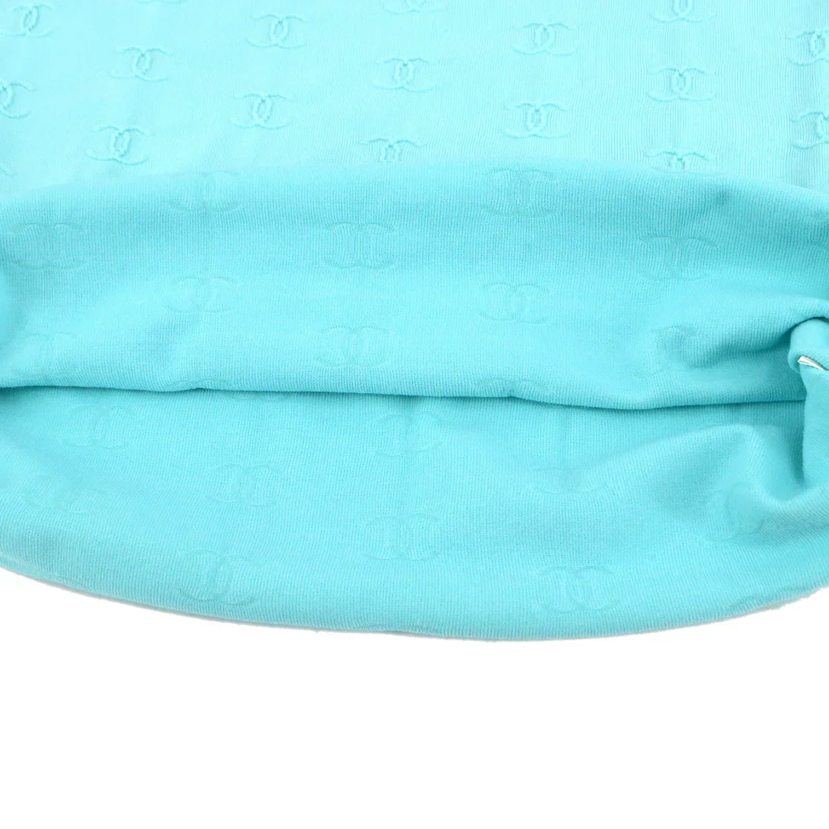 Chanel spring 1997 CC logo-embroidered cropped T-shirt #40 - Image 8