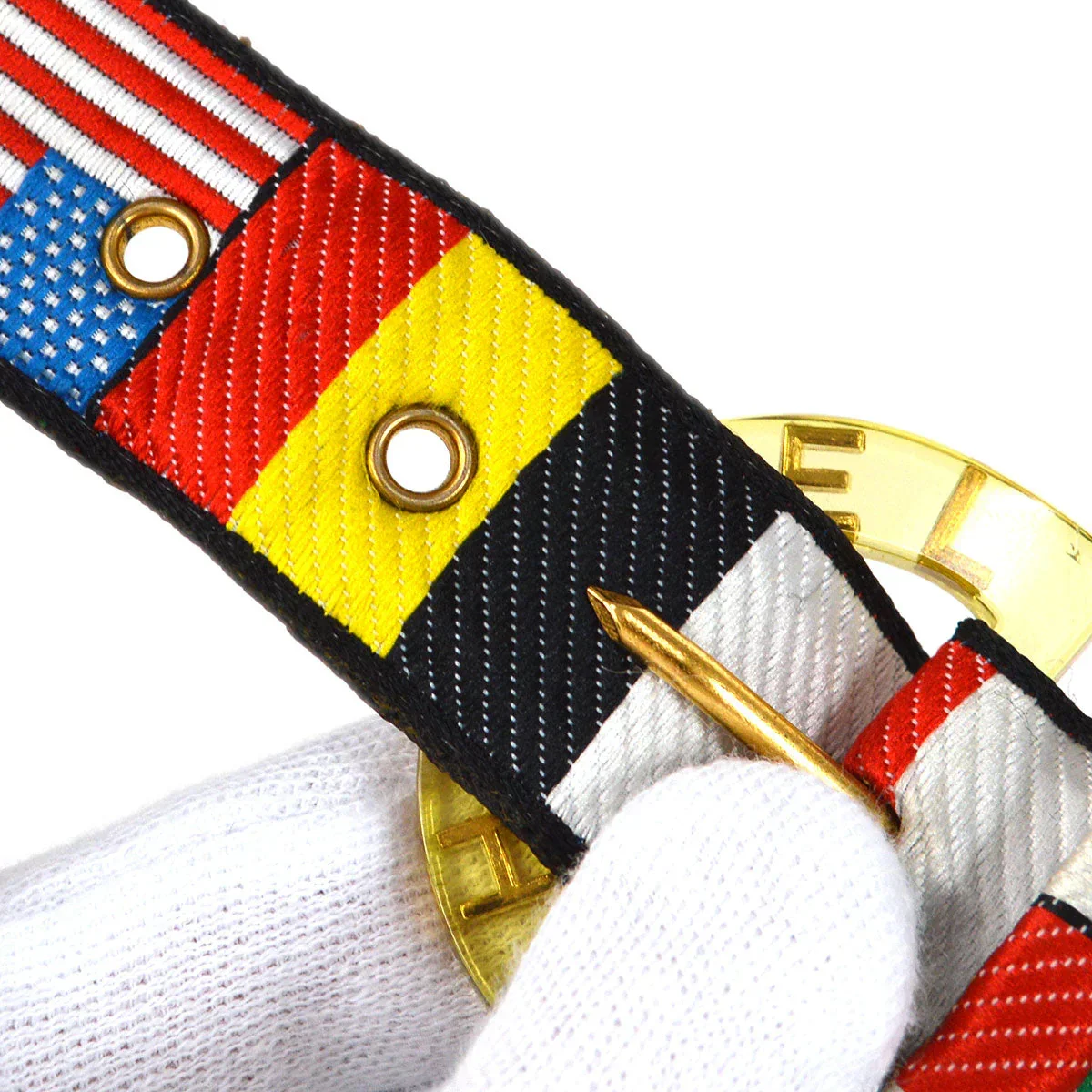 CHANEL 1995 National Flag Belt #70 - Image 4
