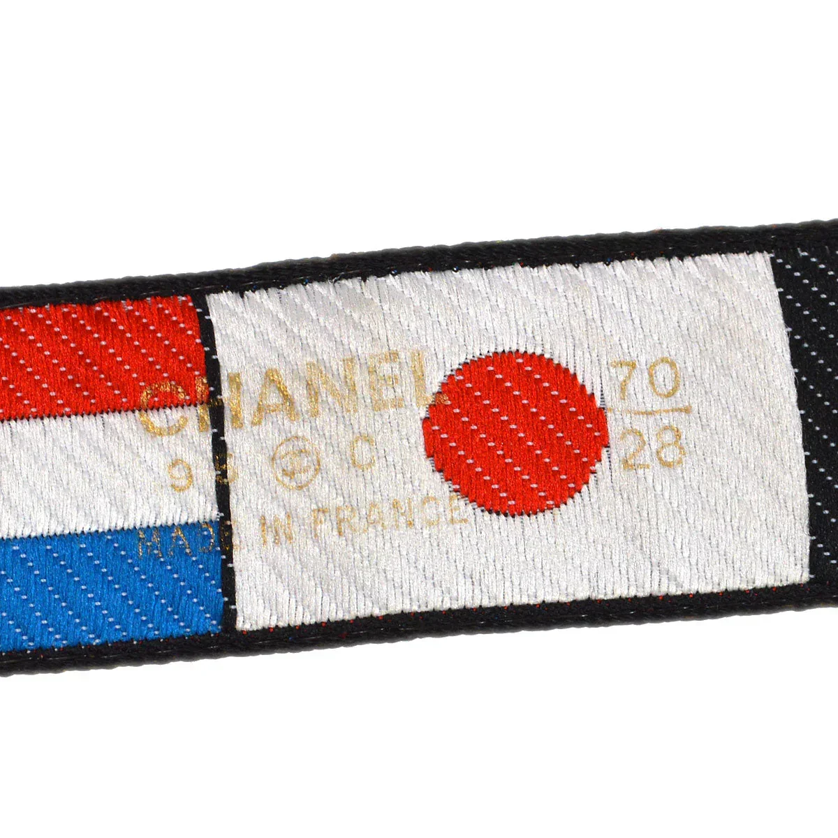 CHANEL 1995 National Flag Belt #70 - Image 6