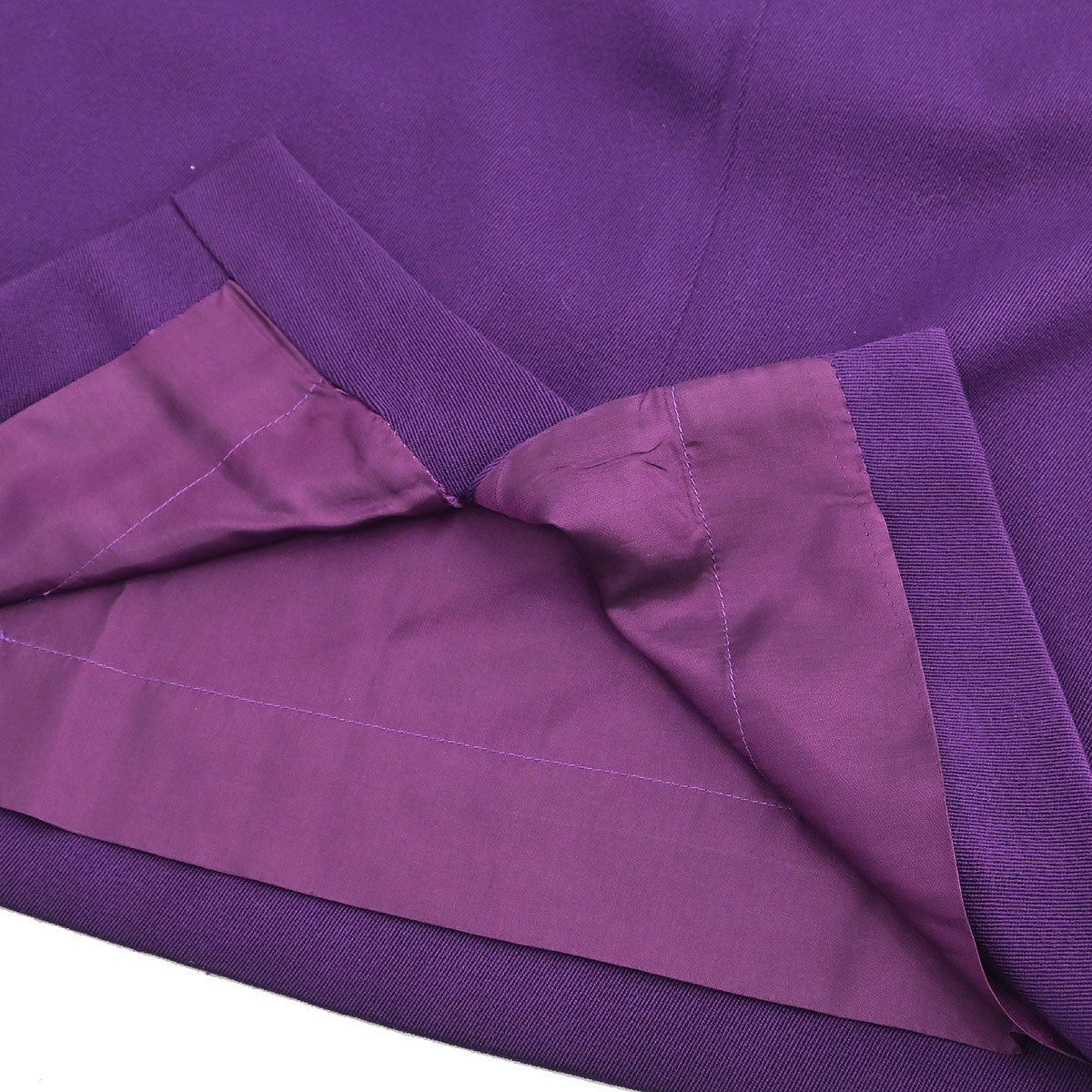 Celine #38 Setup Suit Jacket Skirt Purple - Image 9
