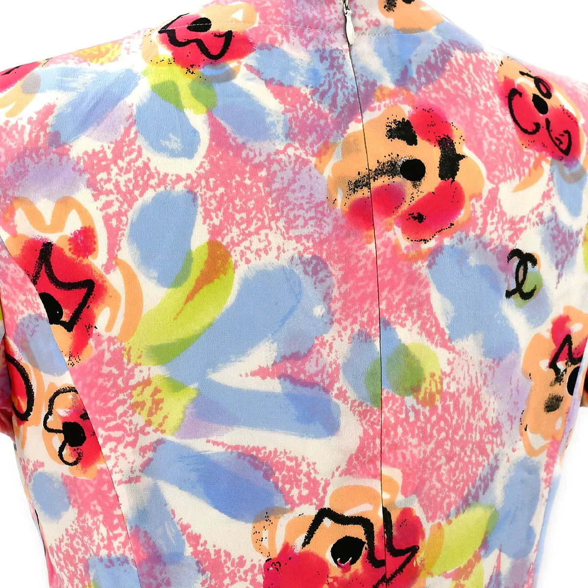 Chanel 1997 Spring CC floral-print dress #38 - Image 5