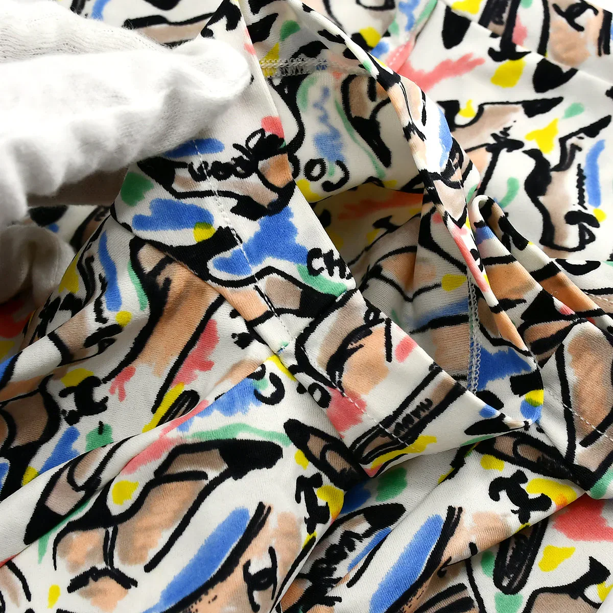 Chanel 1995 spring shoe-print cropped T-shirt #40 - Image 7