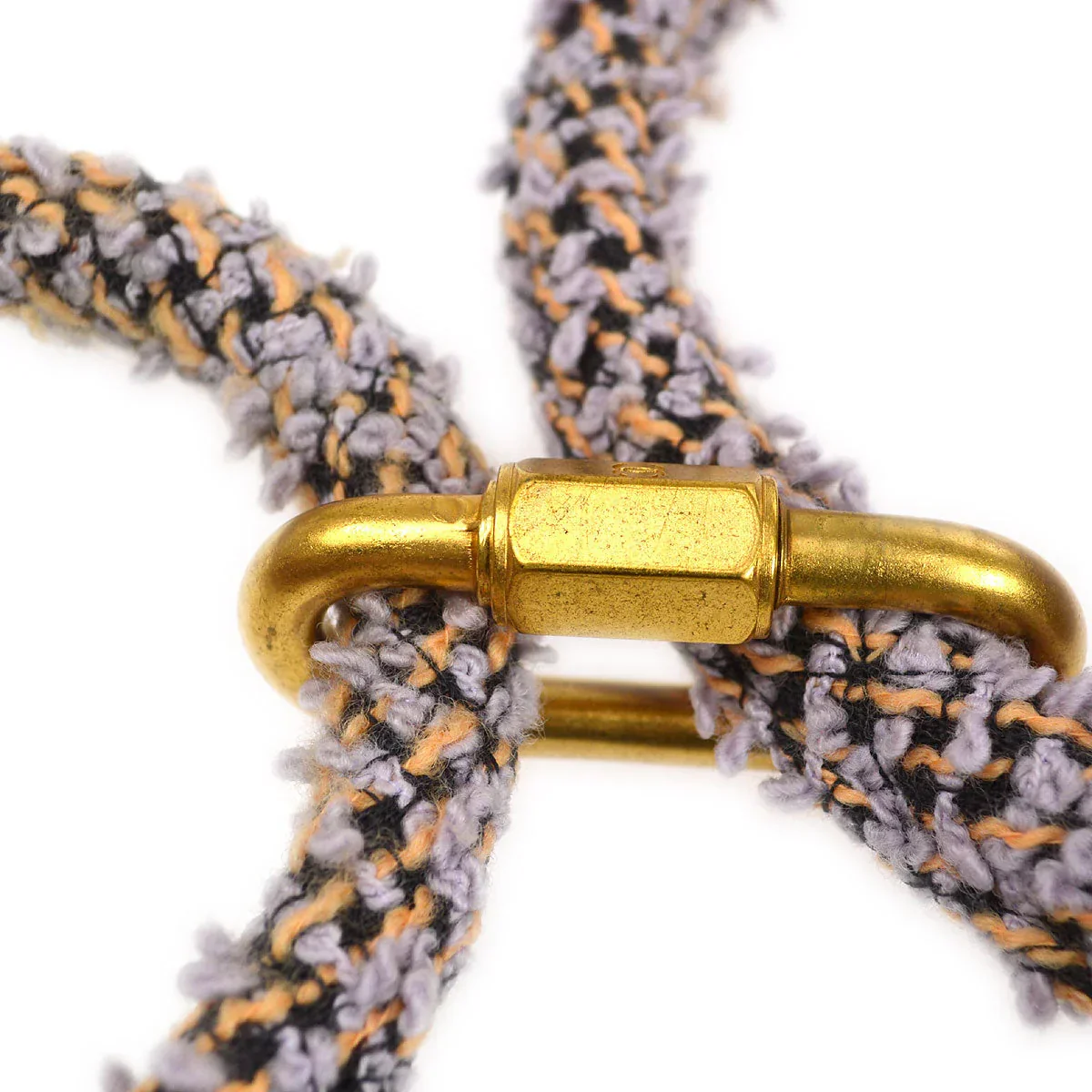 Chanel * 1994 Classic Flap Handbag Set Purple Tweed - Image 4