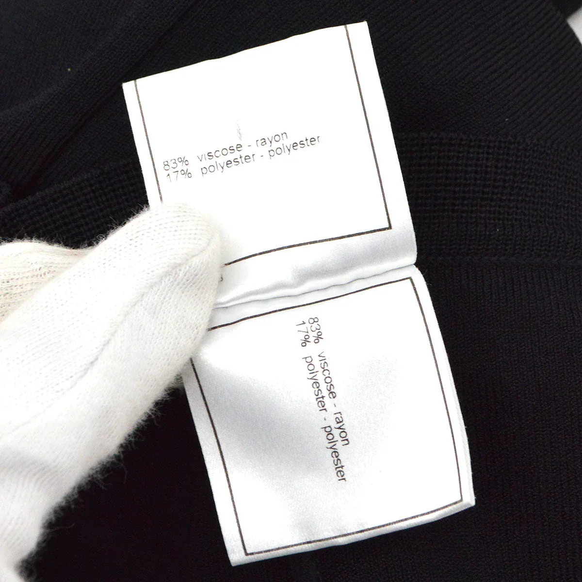 CHANEL 2003 #38 Leggings Pants Black - Image 10