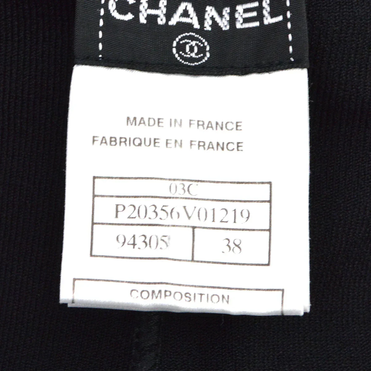 CHANEL 2003 #38 Leggings Pants Black - Image 9