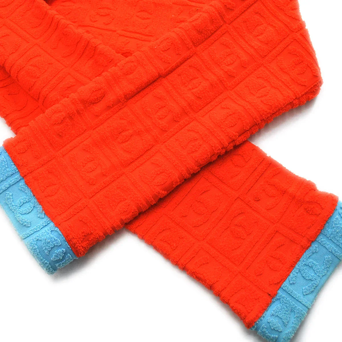 Chanel 2002 High-Summer logo-embossed towelling-finish blazer #38 - Image 6