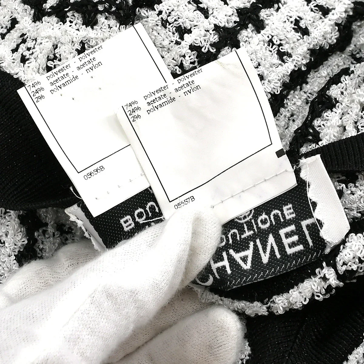 Chanel 1997 Spring tweed knitted top and cardigan #38 - Image 10