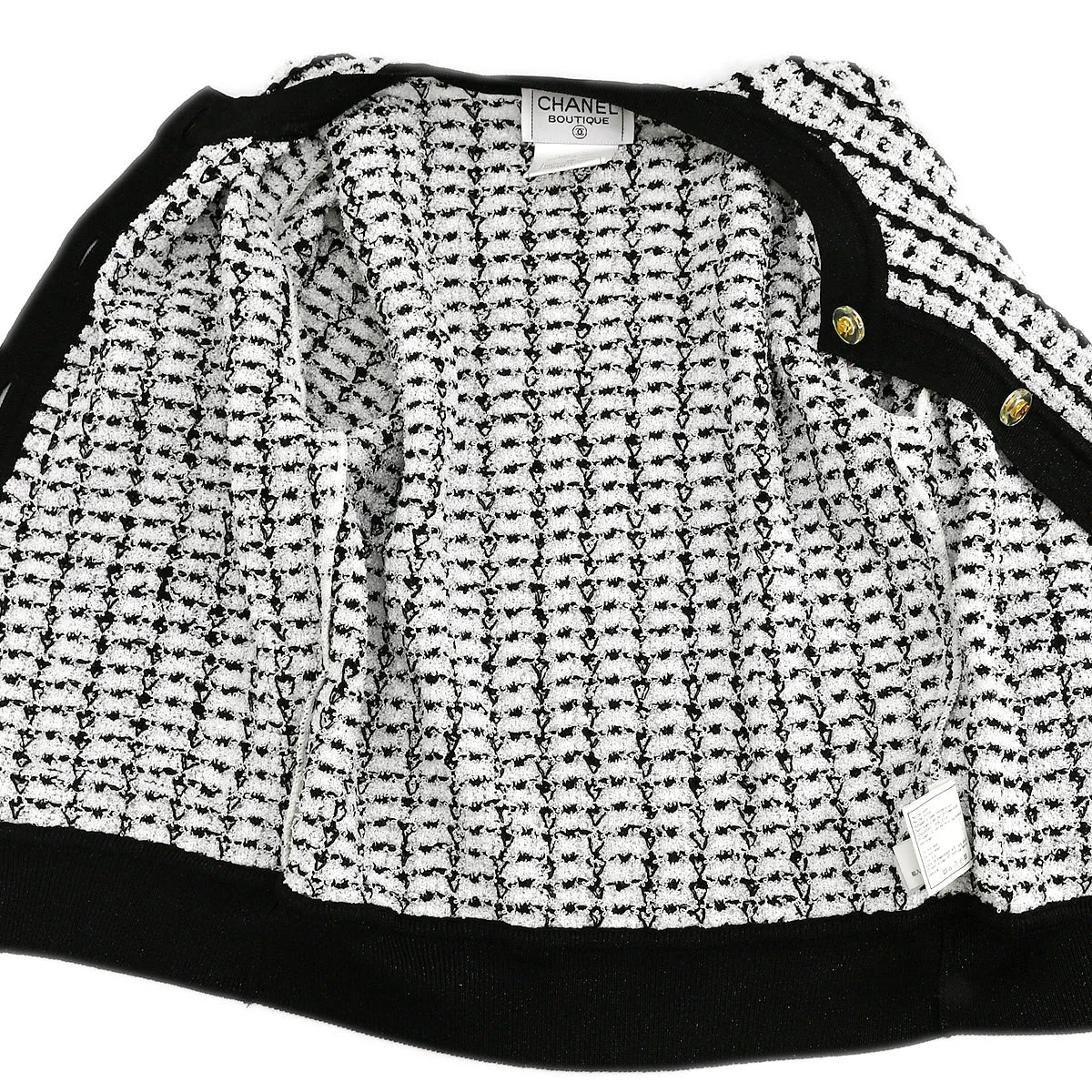 Chanel 1997 Spring tweed knitted top and cardigan #38 - Image 8