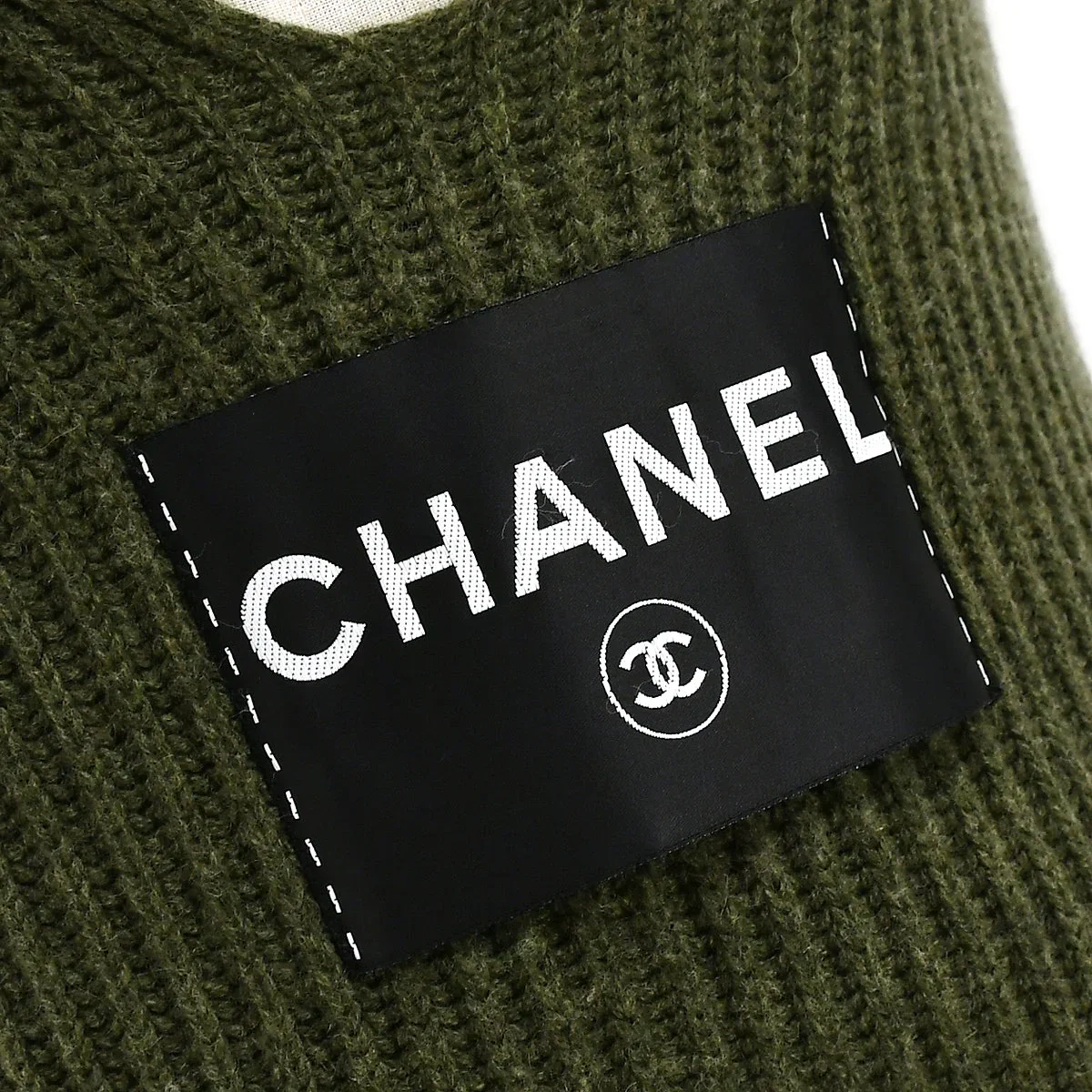 Chanel 2008 Cruise logo patch knitted dress #34 - Image 4