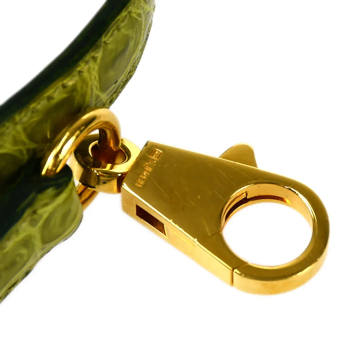 Hermes * Shoulder Strap for Kelly Porosus Anis Green - Image 3