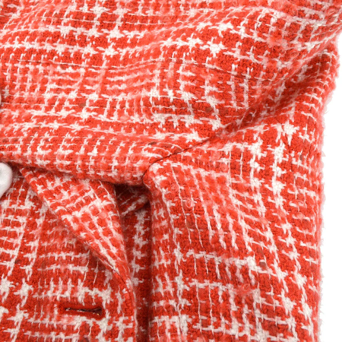 Chanel 1997 spring CC-buttons tweed jacket #38 - Image 6