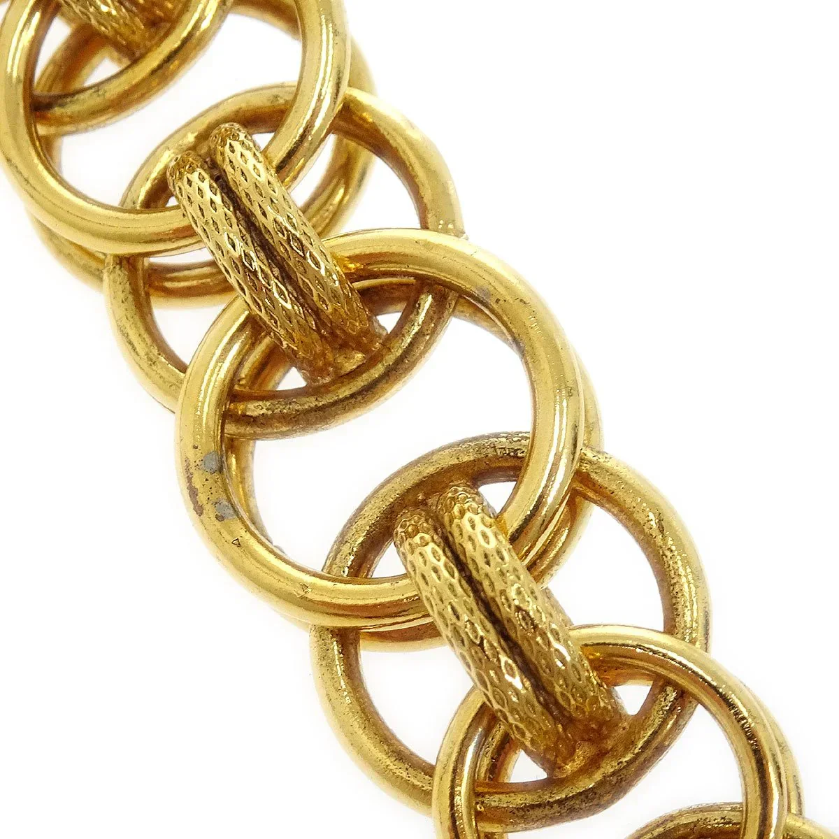 Chanel 1986-1994 Gold CC Necklace - Image 3