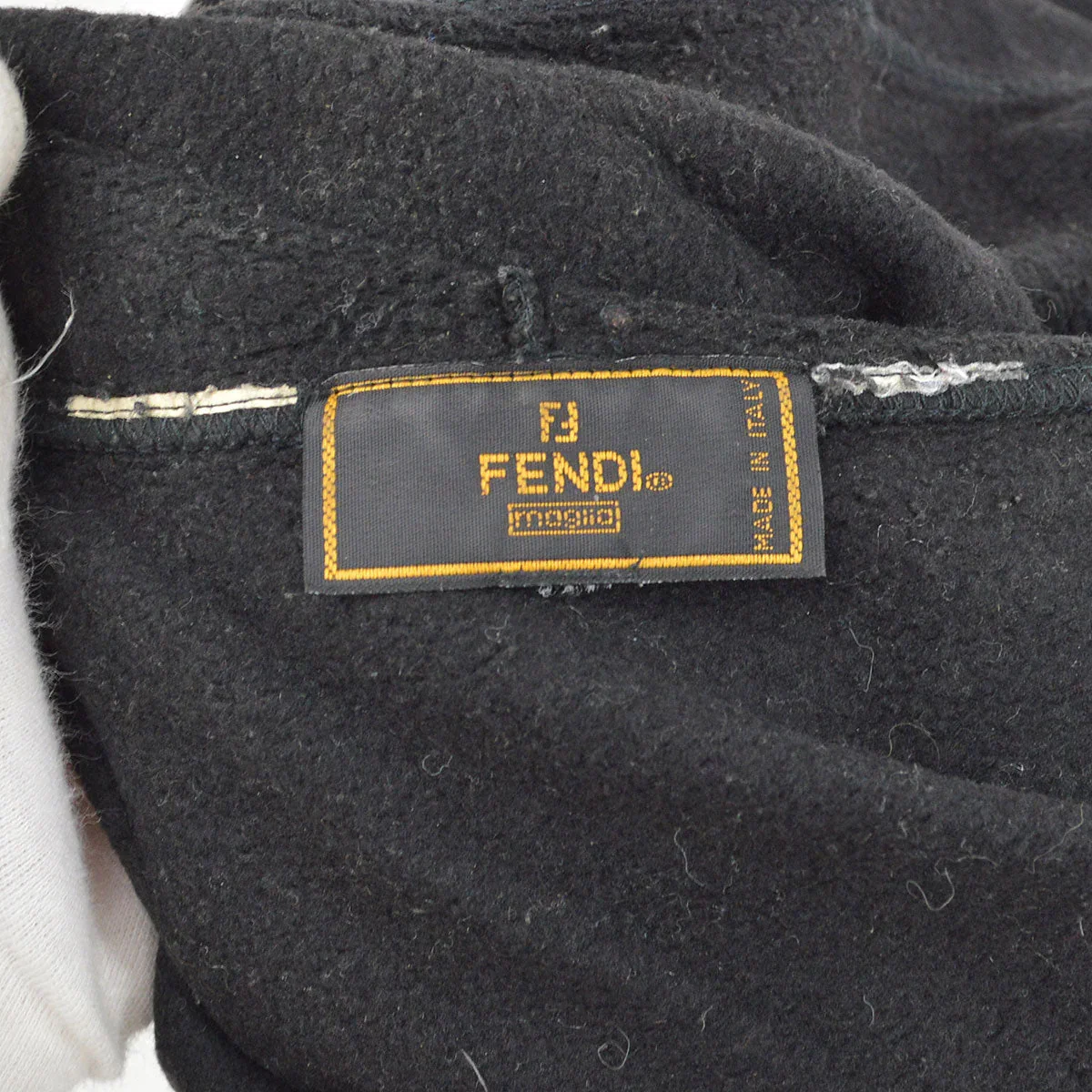 FENDI Long Sleeve Tops Black - Image 9