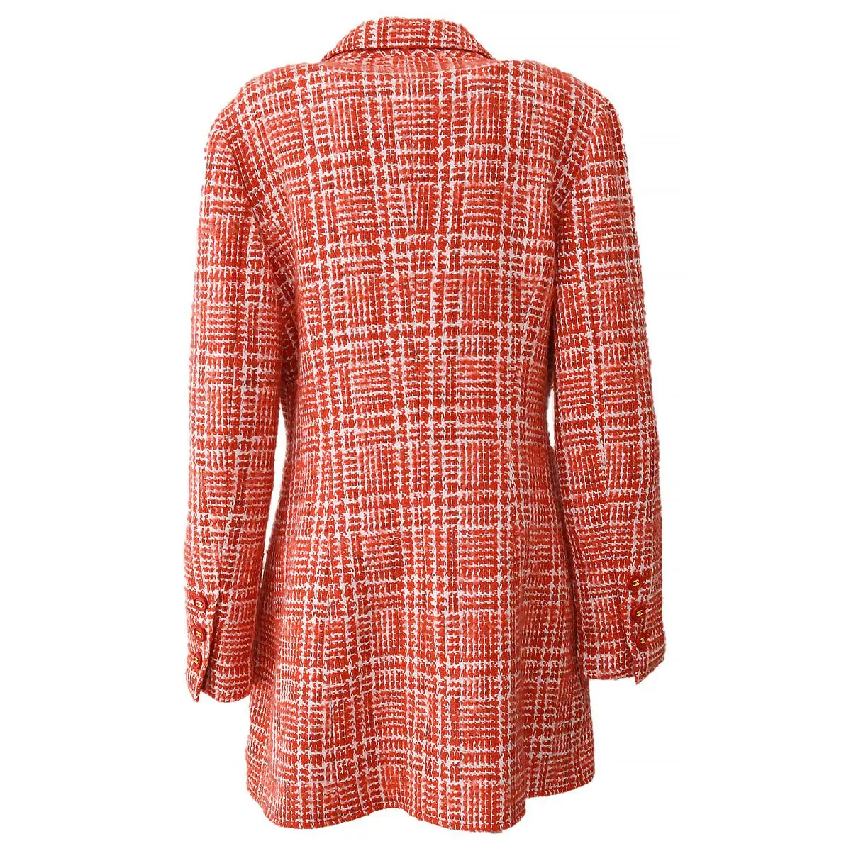 CHANEL 1997 Spring checked tweed blazer #40 - Image 4