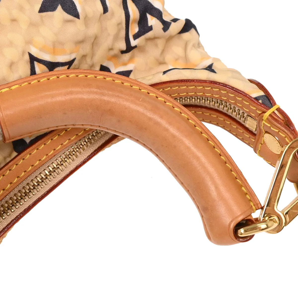 Louis Vuitton 2009 Beige Cruise Collection Bulle PM Handbag M40239 - Image 6