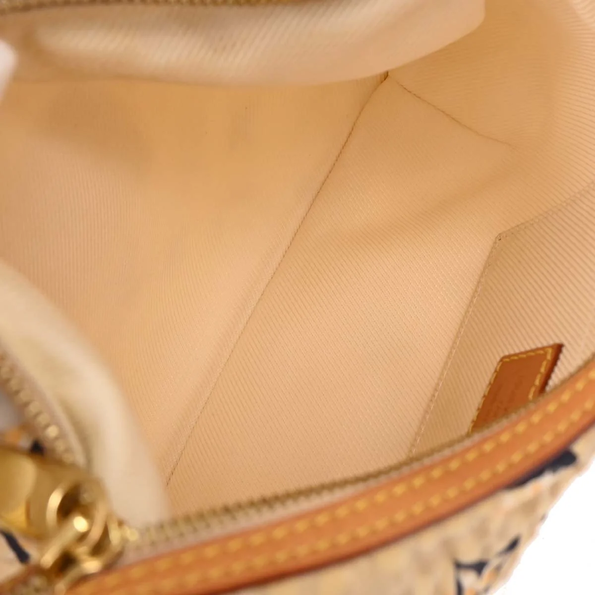Louis Vuitton 2009 Beige Cruise Collection Bulle PM Handbag M40239 - Image 8