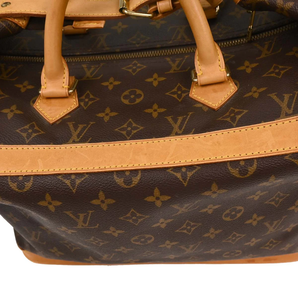 Louis Vuitton 1997 Monogram Cruiser 40 Travel Handbag M41139 - Image 4