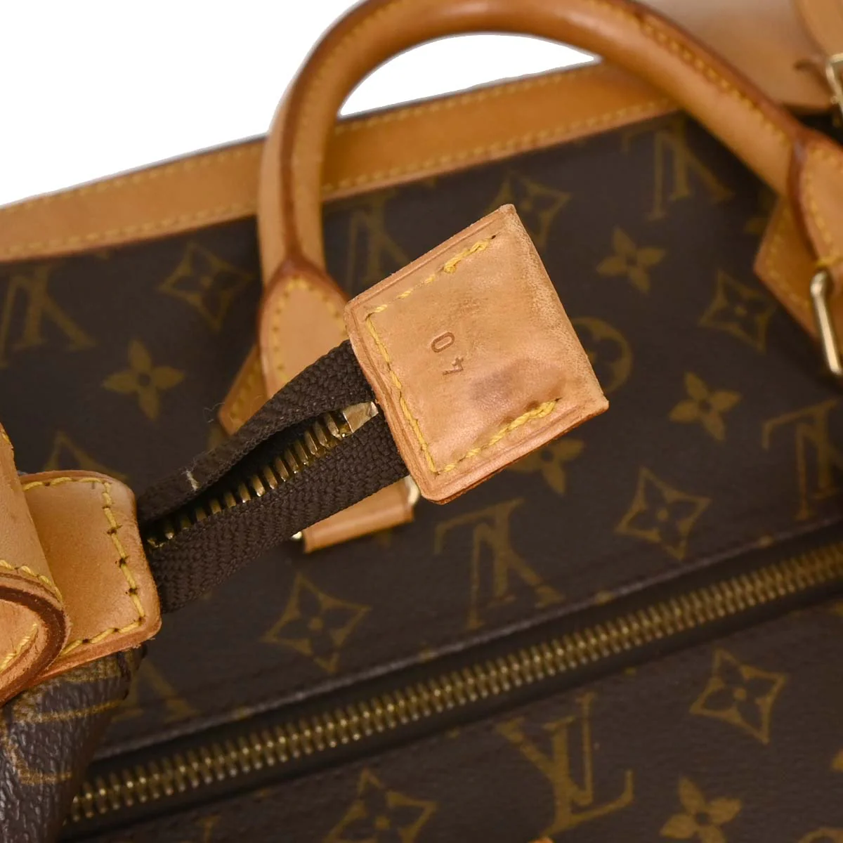 Louis Vuitton 1997 Monogram Cruiser 40 Travel Handbag M41139 - Image 7