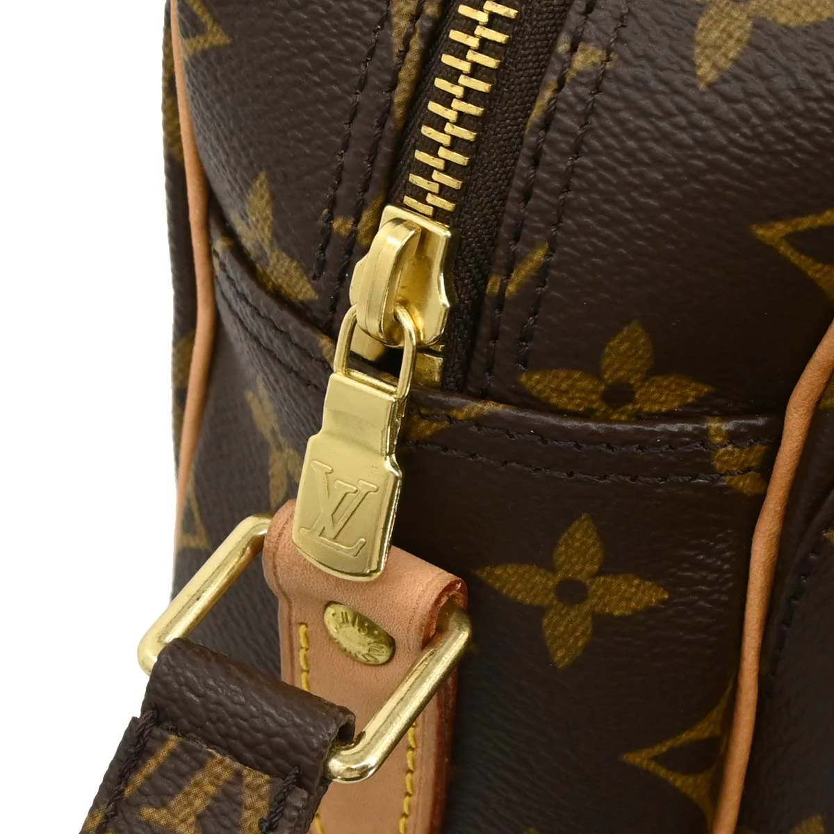 Louis Vuitton 2004 Monogram Nile Shoulder Bag M45244 - Image 7